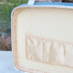 Detail on Champagne Colored Lining