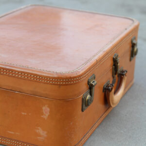 Brown Hard-Sided Suitcase